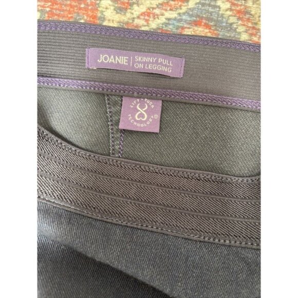 NYDJ Ami Size 14 Cream Colored Jeans Raw Hem Lift Tuck - Picture 9 of 16